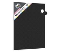 TMS Lot de 70 aimants autocollants pour travaux manuels, photos, notes, cartes postales, aimants de réfrigérateur pour enfants, rappels de bureau - Petites bandes magnétiques rondes à coller - 1,5 mm