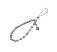 TMTGTS Chaîne de téléphone portable universelle - 1 pièce - Chaîne à perles - Pendentif de téléphone portable - Bandoulière amovible - Dragonne de poignet - Breloque pour téléphone portable - Avec