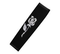 TMTGTS Housse de ceinture de sécurité universelle pour voiture - Coussinets de ceinture de sécurité souples à paillettes - Coussin de protection pour voiture avec motif rose - Accessoire de voiture