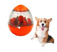 TMTGTS Jouet intelligent pour chien - 11 x 11,7 cm - Balle interactive à alimentation lente - Jouet pour chien - Balle à friandise debout sur un œuf à snack - Emploi pour toutes les races de chiens