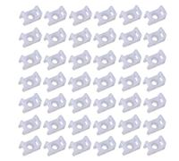 TMTGTS Lot de 100 supports de câbles à visser - Socle de fixation - Socle adhésif - Support de câble - Fixation de câble - Clips de câbles - Supports de fixation - Support de serre-câbles - Gestion