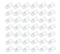 TMTGTS Lot de 100 supports de câbles à visser - Socle de fixation - Socle adhésif - Support de câble - Fixation de câble - Clips de câbles - Supports de fixation - Support de serre-câbles - Gestion