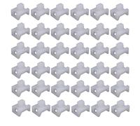 TMTGTS Lot de 100 supports de câbles à visser - Socle de fixation - Socle adhésif - Support de câble - Fixation de câble - Clips de câbles - Supports de fixation - Support de serre-câbles - Gestion