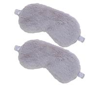 TMTGTS Lot de 2 masques pour les yeux en peluche - Masque de sommeil - Masque de sommeil - Masque de sommeil - Masque de sommeil - Masque de sommeil pour aider dans le bateau, le bus, la méditation