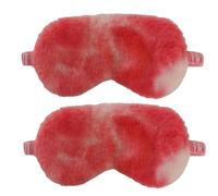 TMTGTS Lot de 2 masques pour les yeux en peluche - Masque de sommeil - Masque de sommeil - Masque de sommeil - Masque de sommeil - Masque de sommeil pour aider dans le bateau, le bus, la méditation