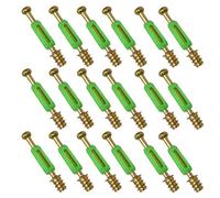 TMTGTS Lot de 48 raccords excentriques pour meubles - Chevilles à visser - Écrous à visser - Connecteur de meubles - Chevilles d'ajustement - Manchon d'insertion - Vis de fixation