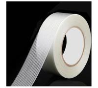 TMTGTS Ruban à filament 55 mm x 20 m - Ruban adhésif en fibre de verre - Ruban adhésif de réparation - Ruban de réparation - Ruban de cerclage pour charges lourdes, collage d'objets, fixation