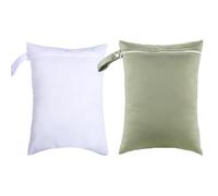 TMTGTS Sac nasal 1/2 pièces étanche 30 × 40 cm Sacs humides pour maternelle avec fermeture éclair Sacs réutilisables pour couches en tissu pour les voyages, la gym, la plage, Mixed10#, 30*40cm