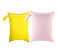 TMTGTS Sac nasal 1/2 pièces étanche 30 × 40 cm Sacs humides pour maternelle avec fermeture éclair Sacs réutilisables pour couches en tissu pour les voyages, la gym, la plage, Mixed4#, 30*40cm
