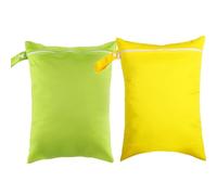 TMTGTS Sac nasal 1/2 pièces étanche 30 × 40 cm Sacs humides pour maternelle avec fermeture éclair Sacs réutilisables pour couches en tissu pour les voyages, la gym, la plage, Mixed3#, 30*40cm