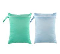 TMTGTS Sac nasal 1/2 pièces étanche 30 × 40 cm Sacs humides pour maternelle avec fermeture éclair Sacs réutilisables pour couches en tissu pour les voyages, la gym, la plage, Mixed6#, 30*40cm