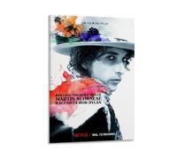 TMWHONG Rolling Thunder Revue A Bob Dylan Story par Martin Scorsese Affiche de film classique Art Peinture sur toile Décoration murale Bureau Maison 30 x 45 cm