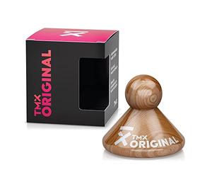 TMX Trigger Original, Appareil de Massage des Points d'Acupression, Détendre ses Muscles, Soulager Mal de Dos et Douleur Cervicale, Automassage des Fascia, en Bois de Hêtre - Naturel