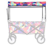 TMXK Auvent Amovible, Pliable Enfants Wagon Auvent Couverture Extrieur Jardin Pousser La Main Portable Trolley Chariot Accessoires, Costume pour Shopping Camping