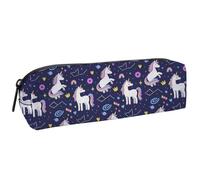 TMXKDSJ. Trousse Scolaire, Unicorn Single Trousse, Fourre-Tout pour l'école, Étui à Crayons pour Filles et Garçons, Grande Capacité, Trousse Textile Rectangulaire, 20 x 5,5 x 6 cm