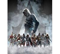 TMXON Affiche pleine largeur d'Assassin's Creed, peinture diamant 5D à faire soi-même, kit de broderie d'œuvres d'art en diamant rond, décoration d'intérieur 50x60CM