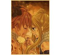 TMXON Kit de peinture diamant 5D à faire soi-même, affiche de Fairy Tail Anime, toile artisanale en strass cristal adaptée à la décoration murale de la maison et aux loisirs 40 x 40 cm