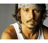 TMXON Kits de peinture au diamant pour adultes, Johnny Depp DIY 5D Peinture par numéros à points Mosaïque Strass Décoration murale pour la maison 50x60CM