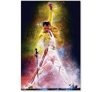 TMXON Kits de peinture diamant 5D DIY pour adultes et enfants Freddy Mercury 1 point de croix Art cristal strass broderie peinture 40x50CM