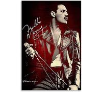 TMXON Peinture diamant 5D à faire soi-même, strass en cristal, Freddie Mercury, musiciens rock et image, broderie moderne, art artisanal pour adultes et enfants, 30 x 40 cm