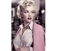 TMXON Peinture diamant 5D à faire soi-même, strass en cristal, Marilyn Monroe, célébrité, acteur, broderie, images, artisanat d'art pour adultes et enfants, 50 x 50 cm