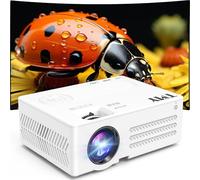 TMY Native Projecteur 1080P avec WiFi et Bluetooth, projecteur de film extérieur avec Sreen, compatible avec smartphone, HDMI, USB, PC, DVD, Fire Stick, PS5, pour la maison, la chambre, l'extérieur