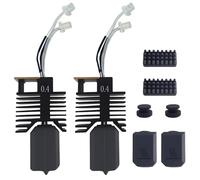 TMYPN Lot de 2 hotend U1 de 0,4 mm pour extrudeuse Snapmaker U1, 24 V 48 W, extrémité chaude en céramique à chauffage rapide avec buse en acier trempé et design intégré anti-fuite, pièces de rechange