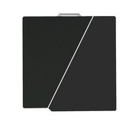 TMYPN - Plaque de construction de 257 x 257 mm pour imprimante 3D Bambu Lab X1C X1 X1E P1P P1S P2S A1, couleur noire lisse PEI + noir texturé PEI plaque d'acier avec ressort de bonne adhérence pour