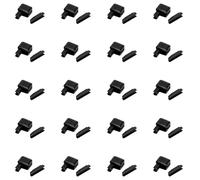 TMZELOA 20 Sets Kit de reparation fermeture eclair taille 5 en métal, stoppeurs et embouts de remplacement pour reparation fermeture eclair, durable réutilisable pour vestes manteaux vêtements