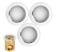 TMZELOA 3PCS Tamis pour Brûleur D'encens, 11cm Attrape-Cendres pour Résines et Herbes Brûleur à Encens pour Bureau à Domicile Yoga Méditation Zen Bruleur Encens Porte Encens Support Encens