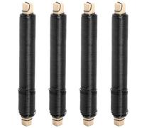 TMZELOA 4PCS Fil de fer noir pour art floral, fil de fleur fin et flexible 0,7 mm, 35 m par rouleau, fil décoratif pour couronne, bricolage et créations florales