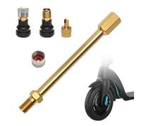 TMZELOA Accessoire de scooter E, valve tubeless et valve d'extension, adaptateur d'extension de valve, accessoire de scooter pour Xiaomi Scooter Pro, Mi 3,1s, Ninebot G30, Segway Mini, Hoverboard