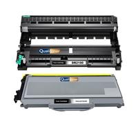 TN-2110 TN2110 TN-2120 DR-2100 DR2100 Kit Toner Tambour compatibles pour Brother HL2140 DCP7030 MFC7320 Noir avec puce 2600 12000 pages