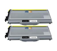 TN-2110 TN2110 TN-2120 TN2120 Pack 2 Toners compatibles pour Brother HL2140 HL2150N HL2170W DCP7030 DCP7040 Noir avec puce 2x2600 pages
