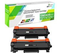 TN-2420 TN2420 Cartouche de Toner Compatible 3000 Pages pour Brother MFC-L2710DW L2710DN L2730DW L2750DW DCP-L2510DN L2530DW HL-L2350DW L2310D L2370DN L2375DW L2370DN (2 * Noirs, Haut rendement)