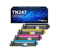 TN-243CMYK MFC L3750CDW TN247 Lot de 4 toners MFC-L3770CDW compatibles avec Brother DCP-L3550CDW MFC-L3750CDW TN243CMYK TN 243CMYK HL-L3210CW DCP-L3510CDW HL-L3230CDW MFCW -L3710. CW TN-243 TN-243BK