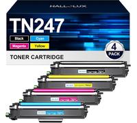 TN-243CMYK TN247 Compatible Cartouche de Toner pour TN247 TN243 pour MFC-L3750CDW DCP-L3550CDW HL-L3210CW MFC-L3770CDW HL-L3230CDW MFC-L3710CW DCP-L3510CDW (Noir Cyan Magenta Jaune)