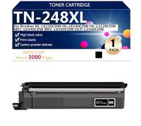 TN-248XL Cartouche de Toner de Rechange avec Puce pour Brother HL-L8230CDW HL-L8240CDW HL-L3220CDW MFC-L8340CDW MFC-L8390CDW DCP-L3560CDW Imprimante,Black-1 Pack