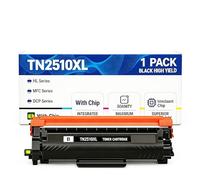 TN 2510XL TN-2510 XL TN-2510 Toner compatible avec Brother HL-L2400DWE HL-L2400DW HL-L2445DW MFC-L2835DW MFC-L2827DW MFC-L2800DW DCP-L2660DW DCP-L2620DW Noir