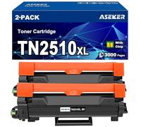 TN-2510XL Toner Cartouche Compatible pour Brother TN2510 TN2510XL pour HL-L2400DWE HL-L2445DW DCP-L2620DW DCP-L2627DW DCP-L2660DW DCP-L2665DW MFC-L2800DW MFC-L2827DW MFC-L2835DW L2860DW (2-Pack)
