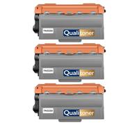 TN-3330 TN3330 Pack 3 Toners compatibles pour Brother DCP-8110DN DCP-8250DN HL-5440D HL-5450DN MFC-8510DN Noir Haute Capacité avec Puce 8000 Pages