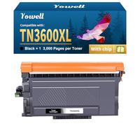 TN-3600XL TN-3600 Toner avec puce compatible avec Brother TN-3600XL TN3600 pour Brother HL-L5210DN HL-L5210DW HL-L6415DN HL-L6210DW MFC-L5710DN MFC-L5710DW MFC-L6910DN DCP-L5510DW TNTN3600XL Noir