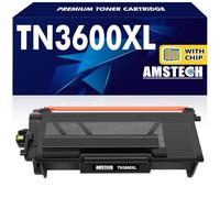 TN-3600XL TN3600 avec Puce Compatible pour Brother TN-3600XL TN 3600XL TN-3600 TN-3600XXL HL-L5210DN HL-L5210DW HL-L6210DW DCP-L5510DW MFC-L5710DN MFC-L5710DW MFC-L6710DW HL-L6410DN (Noir, 1 Pack)
