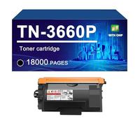 TN-3660P Cartouche De Toner Compatible pour Brother DCP-L5510DW HL-L5210DN L5210DW L5215DN L6210DW L6410DN L6415DN MFC-L5710DN L5710DW L5715DN L6710DW L6910DN L6915DN EX910,TN3660P-1 Pack