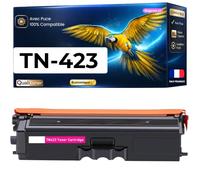 TN-423 TN423 TN-421 TN421 Compatible pour Brother DCP-L8410CDW HL-L8260CDW HL-L8360CDW MFC-L8690CDW MFC-L8900CDW Toner Magenta Haute capacité avec Puce rendement 4000 Pages
