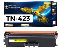 TN-423 TN423 TN-421 TN421 Compatible pour Brother DCP-L8410CDW HL-L8260CDW HL-L8360CDW MFC-L8690CDW MFC-L8900CDW Toner Jaune Haute capacité avec Puce rendement 4000 Pages