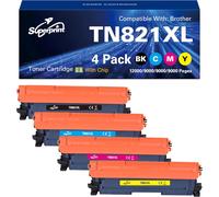 Tn-821Xl Lot De 4 Cartouches De Toner Compatibles Avec Brother Tn-821 Xl Pour Mfc-L9630Cdn Mfc-L9635Cdn Mfc-L9670Cdn Mfc-Ex670 Hl-L9430Cdn Hl-L9470Cdn[ENC945034]