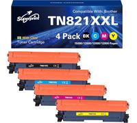 Tn-821Xxl Lot De 4 Cartouches De Toner Xxl Compatibles Avec Brother Tn-821 Pour Mfc-L9630Cdn Mfc-L9635Cdn Mfc-L9670Cdn Mfc-Ex670 Hl-L9430Cdn Hl-L9470Cdn[ENC945035]