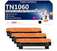 TN1060 Cartouche de Toner de Rechange pour Brother MFC-1810 1815 1905 1910W 1911NW 1915W HL-1110 1110R 1112 1112A 1201 1210W Imprimante,Black-3 Pack