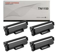 TN1150 Lot de 4 toners noirs compatibles avec Brother TN-1150